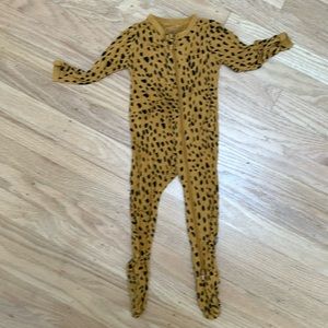 Kyte - zip-up footie pajamas - leopard print